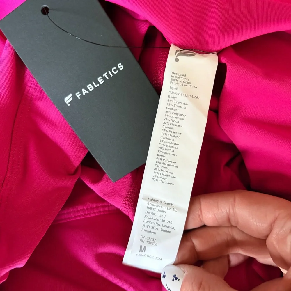 Fabletics NWT Crossover Flounce Skirt Ultra Mini, Dragonfruit Pink, Medium - Picture 11 of 11